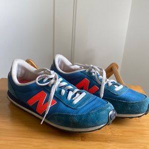 Retro blue new balance sneakers